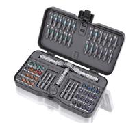 Yosoo Health Gear Juego de Destornilladores Precisión de Trinquete, Puntas Magnéticas de Acero de Aleación S2 de con Extensión, para Montaje de Muebles, Reparación de Electrodomésticos