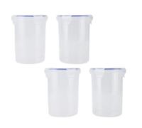 Yosoo Health Gear Juego de Recipientes de Pintura, Vaso de Almacenamiento de Pintura Transparente Hermético de 1000 Ml con Bola Mezcladora, Juego de Pinceles