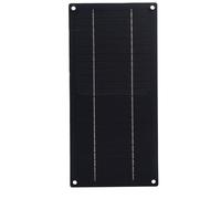 Yosoo Health Gear Kit de Controlador de Panel Solar, Cargador de Panel Solar PET EVA 6W con Circuito Inteligente, Doble USB Tipo C DC5521, Flexible, Protección Múltiple para RV Barco Marino Teléfono