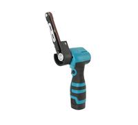 Yosoo Health Gear Lijadora de Banda Inalámbrica, Herramienta de Lijado de Detalles con Batería de 16,8 V para Madera, Metal y Superficies Curvas con 15 Bandas de Lijado (Baterías duales con