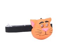 Yosoo Health Gear Linterna Frontal para Niños Linterna Frontal LED Plástico Forma de Gato 2 Modos de Iluminación 8 X 6,5 Cm Ligero Funciona con Pilas para Acampar Senderismo Caminata Nocturna