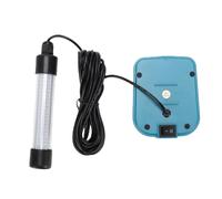 Yosoo Health Gear Luz de Pesca LED ABS Lámpara de Peces Subacuáticos 1300LM 360 Iluminación IP68 con USB A USB C para Pesca Nocturna Muelle de en Hielo Kayak Uso en Barco para Batería de 18 V