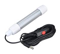 Yosoo Health Gear Luz de Pesca PC LED Luz de Pesca 126 LED 1000lm IP68 Haz de 360 Grados AC12 a 36V Lámpara Subacuática Sumergible para Nocturna Camarones Calamar Perca (cálida)