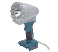 Yosoo Health Gear Luz de Trabajo LED Linterna Recargable Inalámbrica ABS 600 a 1400 Lm Cabezal Giratorio de 110 Grados Lámpara de Batería de Litio de 14,4 a 21 V para Acampar Pesca Nocturna