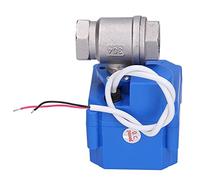 Yosoo Health Gear Mini Válvula de Bola Eléctrica, Válvula de Bola Motorizada de Acero Inoxidable DC12V DN15 Rosca BSP, Corte Automático de 3 a 5 S IP67 para Usuarios de Control de Tuberías de Riego