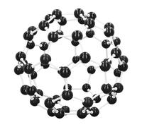 Yosoo Health Gear Modelo de Estructura Molecular C60 Kit de Modelo Molecular de Química Plástica con Diseño de Ensamblaje de átomo de Carbono para Demostración de Estructura Cristalina Enseñanza en