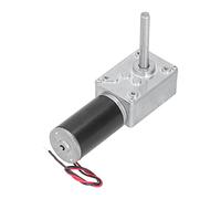 Yosoo Health Gear Motor de Engranaje Helicoidal Acero Cobre Latón Reductor de Engranajes DC12V DC24V Mini Motor Eléctrico Autoblocante 8 X 51 Mm Eje Tipo D para Control de Automatización (DC24V 27RPM)