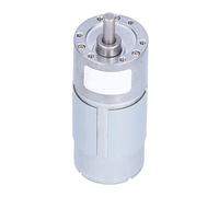 Yosoo Health Gear Motor de Engranajes CC Motor de Velocidad Variable Aleación de Zinc Cobre 12 V 24 V Control de Marcha Atrás 37 Mm Mini Reductor Eléctrico para Cerraduras de Puertas Cortinas (DC24V