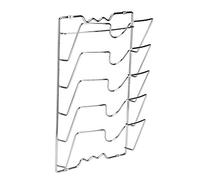 Yosoo Health Gear Organizador de Tapas de Ollas para Puerta o Pared, Soporte de Almacenamiento para Cocina, Adhesivo sin Perforación, Resistente al Óxido