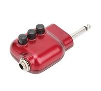 Yosoo Health Gear Preamplificador de Guitarra Mini Preamplificador, Enchufe de 6,35 Mm Amplificador de Auriculares Receptor Recargable para Bolsillo de Viaje Eléctrico Guitarras Acústicas