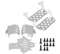 Yosoo Health Gear Protector de Chasis RC de Acero Inoxidable, Placa Protectora de Armaduras para Traxxas 82056-4, Accesorios de Coche RC