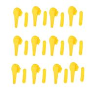 Yosoo Health Gear Protector de Llanta de Neumático Insertos de Cabeza de Pato de Plástico 24 Piezas Protectores Laterales de Rueda 6x2,6x2,8cm para Instalación y Desmontaje de Desmontadores de