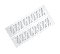 Yosoo Health Gear Rejilla de Ventilación de Aleación de Aluminio de 2 piezas: Cubierta de Ventilación Rectangular para Gabinete, Zapatero, Armario (Yosoo Health Gear5jWp2-11)