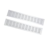 Yosoo Health Gear Rejilla de Ventilación de Aleación de Aluminio de 2 piezas: Cubierta de Ventilación Rectangular para Gabinete, Zapatero, Armario (Yosoo Health Gear5jWp2-13)