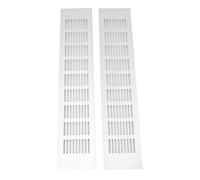 Yosoo Health Gear Rejilla de Ventilación de Aleación de Aluminio de 2 piezas: Cubierta de Ventilación Rectangular para Gabinete, Zapatero, Armario (Yosoo Health Gear5jWp2-12)