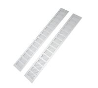 Yosoo Health Gear Rejilla de Ventilación de Aleación de Aluminio de 2 piezas: Cubierta de Ventilación Rectangular para Gabinete, Zapatero, Armario (Yosoo Health Gear5jWp2-15)