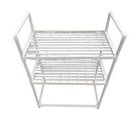 Yosoo Health Gear Rejilla para Horno Microondas de 2 Niveles, Estante para Microondas de Acero Al Carbono, 28,74 X 19,88 X 10,63 Pulgadas con de 8 Ganchos para Almacenamiento en el Apartamento,