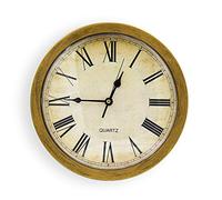 Yosoo Health Gear Reloj de Pared con Espacio de Almacenamiento Grande y Seguro Oculto Bloqueo Redondo, Compartimento Secreto Compartimento Seguro para Joyas de Valor de Valoración en Efectivo (Gold)