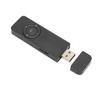 Yosoo Health Gear Reproductor MP3 de Bolsillo, Mini Reproductor de Música ABS con Batería de 180 MAh y Soporte para Tarjeta de Memoria de 64 GB, Reproducción de Reanudación de Sonido sin Pérdidas