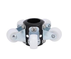 Yosoo Health Gear Rueda Guía para Cámara de Alcantarillado Rodillo de Cámara de Inspección de Nailon de Acero Inoxidable 23 Mm ID 98 Mm OD Cubierta Protectora de 5 Ruedas para Uso de Inspección de