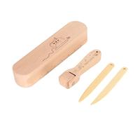 Yosoo Health Gear SAPTORS SET BLAPPER, COLITRAS DE MADERA Herramienta DE Presión Herramienta DE ñat DE Costura Punto DE Rodillo Turner Herramienta DE Coser Supersor Ham para Coser Bordado