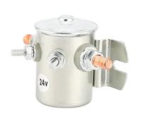 Yosoo Health Gear Solenoide Compatible con relé de Arranque de Motor Hidráulico de Acero Inoxidable 24 V 200 A Diseño Impermeable Normalmente Abierto para Electrónica Automotriz Reemplazo de Piezas