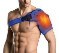 Yosoo Health Gear Soporte de Hombro de Neopreno, Terapia de Calor para Hombro Congelado, Manguito Rotatorio, Articulación AC, Compresión Ajustable, Talla L, Izquierdo o Derecho