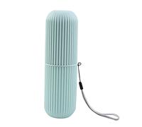 Yosoo Health Gear Soporte para Cepillos de Dientes de Viaje, Paquete de 2 Estuches Portátiles para Cepillos de Dientes con Agarre Antideslizante y Cubierta a Prueba de Polvo, 20 Cm de Largo para