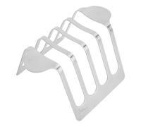 Yosoo Health Gear Soporte para Rejilla para Tostadas, Soporte para Pan Vintage de Acero Inoxidable para 6 Rebanadas con Patas de Bolas para Fácil Lavado y Almacenamiento (Estilo 1)