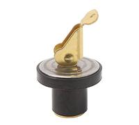 Yosoo Health Gear Tapón de Drenaje de Latón, Tapón de Drenaje de Compresión para Barcos con Latón y Acero Inoxidable 304, Giratorio de Sellado de Goma para Uso en Viga de Pozo de Cebo de Fregadero