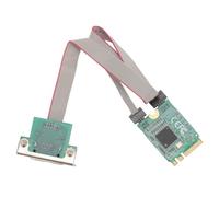 Yosoo Health Gear Tarjeta de Red Gigabit Ethernet M.2 E, con un único Puerto RJ45 y Chip RTL8111H, 2,5 G/1 G/100 Mbps, para Ordenadores de Sobremesa y Sistemas.