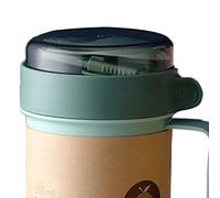 Yosoo Health Gear Taza de Sopa de 500ML, Contenedor de Sopa Aislado de PP con Tapa y Cuchara, Tarro de Comida Portátil con Asa para Almuerzo Escolar de Oficina (301-500ML GREEN)