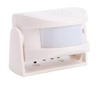 Yosoo Health Gear Timbre Inalámbrico, Timbre Infrarrojo Inalámbrico ABS con 32 Tonos de Llamada 4 Niveles de Volumen Luz Intermitente Roja, Alerta de Sensor de Movimiento para Tiendas Interiores