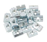 Yosoo Health Gear Tuercas de Martillo en T, 20 Piezas, Acero al Carbono Galvanizado, M8, Serie 40/4040, para Perfiles de Aluminio
