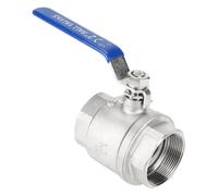 Yosoo Health Gear Válvula de Bola de Puerto Completo de Acero Inoxidable 304-2 Pulgadas DN50, 1000 WOG, Rosca Hembra