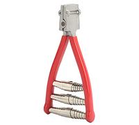 Yosoo Herramienta de Cadena de Abrazadera de Arranque de Raqueta para Raquetas de Tenis de Bádminton con Diseño de Cabeza Ancha 3 Resortes Material de Aluminio Ultraligero para Trabajo de Roscado