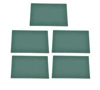 Yosoo Hojas de Cera Verde para Tallar Joyería, 5 Piezas, 2 mm de Grosor, para Modelado y Grabado de Accesorios