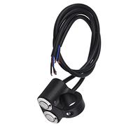 Yosoo Interruptor de Freno Al Marco de la Motocicleta Interruptor de Manejo de Motocicleta 22 Mm Luz de Indicador LED de Aleación de Aluminio con Botones de Retorno de Self-Self para el Manillar