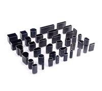 Yosoo Juego de 39 formas de cuero para manualidades, herramienta de corte hueco de un agujero, hecha a mano