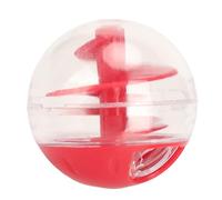 Yosoo Juguete Interactivo para Gatos, Bola Dispensadora para Gatos, Dispensador de Comida Interactivo de Plástico para Gatitos, Control de Peso, Diseño Ajustable, Diseño de Boca con Fugas,