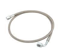 Yosoo Línea de Alimentación de Aceite Turbo 4AN, Tubo de Alimentación de Aceite Trenzado, Tubo de de Turbo de Acero Inoxidable para Extremo Recto y de 90 Grados con Accesorios Giratorios, 48 (36