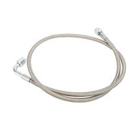 Yosoo Línea de Alimentación de Aceite Turbo 4AN, Tubo de Alimentación de Aceite Trenzado, Tubo de de Turbo de Acero Inoxidable para Extremo Recto y de 90 Grados con Accesorios Giratorios, 48 (30,5