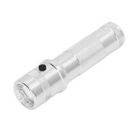 Yosoo Linterna de 10 Colores Diferentes, Linterna de 10 Colores en 1 Etapa, Linterna LED Plateada RGB que Cambia de Color, Linterna Multicolor Impermeable IPX4