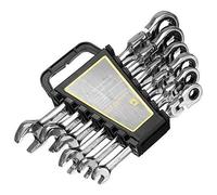 Yosoo Lot de 6 vitesses de clé à extrémité ouverte Clés à cliquet Activités réparation outils pour vélo Outils de couple Clé mixte 8-17 mm