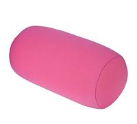 Yosoo Mini Microbead Roll Almohada Cuello de Asiento de Coche Sofá Columna Almohada Cuello de Dormir Soporte para Hogar (Color : Rosado)
