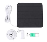 Yosoo Panel Solar para Cámara de Comedero de Aves, 12W IP66 a Prueba de Agua, Montaje en Pared con Cable de 9.8 Pies, También Alimenta Cámaras Essential y XL