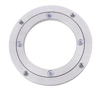 Yosoo Plato Giratorio de Aleación de Aluminio con Rodamiento Giratorio Suave para Decoración de Pasteles y Soporte para TV de 10 Pulgadas de Diámetro (8 Pulgadas * H8.5MM)