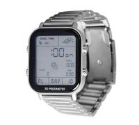 Yosoo Reloj Digital LED para Hombre, Relojes de Pulsera Deportivos Impermeables Cuadrados Creativos, Podómetro para Interiores y Exteriores