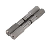 Yosoo Sierra Firme y Controlada, Agarre Seguro Portátil, Manija de Acero Inoxidable de 2 Piezas de Servicio Pesado, para una Herramienta de Corte Versátil, Agarre Seguro y, Construcción Robusta,