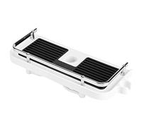 Sostenedor de Bandeja de Organizador de Estante de Almacenamiento de Ducha de ABS Práctico con Ganchos para Tocador de Servicio de Baño Socialme-eu